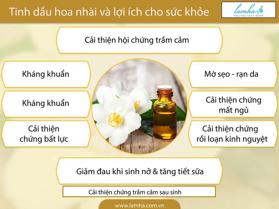tinh dau hoa nhai va suc khoe