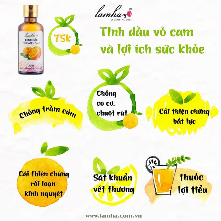tinh dau vo cam va suc khoe